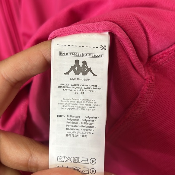 Kappa Women's 222 Banda Wanniston Track Jacket. Size XXL - Picture 8 of 10